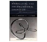 Colin Eden Managerial and Organizational Cognition (Copertina rigida)