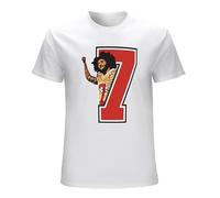 Colin Kaepernick Favorite Laces Kaep Stay Woke Men's T-Shirt Unisex Black Cotton Print Tee Shirts L