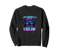 COLIN - LEVEL UP con Controller: VUOLE SOLO GIOCARE Felpa