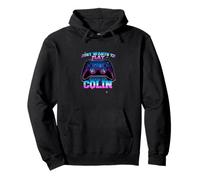 COLIN - LEVEL UP con Controller: VUOLE SOLO GIOCARE Felpa con Cappuccio