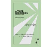 Colin Lewis-Beck Michael S. Lewis-Beck Applied Regression (Tascabile)