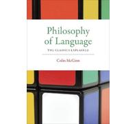 Colin McGinn Philosophy of Language (Tascabile) MIT Press