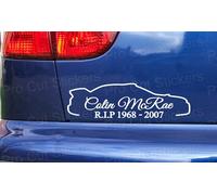 Colin Mcrae Omaggio Memoriale Rip Rally Auto Vinile Personalizzato Adesivo Rif :
