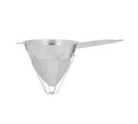 Colino a maglia fine con base di supporto Utensile Setaccio for zucchero a velo manico lungo, for alimenti Tè Succo caffè(20.5cm)