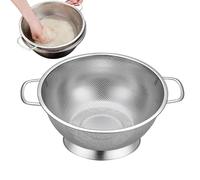 Colino a maglia fine per cucina, ciotola scolapasta in acciaio inox | Scolapasta in acciaio inox - Colino in metallo con maniglia, cestelli in rete alimentare per filtrare, risciacquare, cuocere