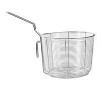 colino, Cestello for friggere in metallo con manico Scolapasta acciaio inossidabile Colino spaghetti a rete da 16 cm(28X16X11CM)