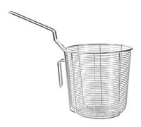 colino, Cestello for friggere in metallo con manico Scolapasta acciaio inossidabile Colino spaghetti a rete da 16 cm(24X12X11CM)