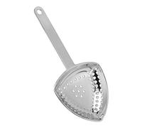 Colino da cocktail triangolare, colino da bar professionale, colino per ghiaccio in acciaio inox con filtrazione fine per uso domestico e bar, design anti-ruggine senza rischio di (Specchio lucido)