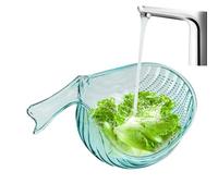 Colino da cucina a maglia fine per verdure, multifunzionale, con manico ergonomico, per