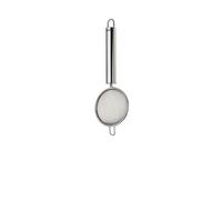colino da cucina kela in acciaio inox 21,5 x 6 cm RONDO, colino piccolo, colino da caffè con rete metallica lavabile in lavastoviglie, lucido