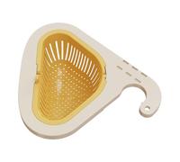 Colino da Lavello Angolare,Catturatore Cibi Pressa E Versa Senza Fori,Cestino Filtro Triangolare Lavello - Per Frutta Spugna Bar Cucina Lavaggio Casa Preparazione Cibo Hotel Picnic Bagno