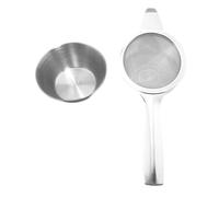 Colino da tè a maglia fine, setaccio per tè sfuso, colino da tè a maglia fine, setaccio per tè sfuso, in acciaio inox con manico, setaccio a maglia fine per cocktail, succhi di frutta