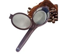Colino da tè a rete, cucchiaio e filtro da caffè | Versatile cucchiaio a rete per filtrare le foglie di tè o il caffè; un semplice strumento riutilizzabile per la preparazione