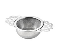 Colino da tè - Colini da tè a maglia fine con ciotola - Stepper da tè, da tè, colini e filtri, diffusori per tè sfuso per tazza da 2,5-4 pollici bocca Delr