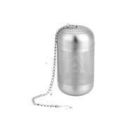 Colino da tè in acciaio inox infusore per tè foglie di tè spezie condimento palla colino teiera maglia fine filtro caffè tè tè tè tazza tazza tè tè tè tazza tè tè (1pc L con catena)