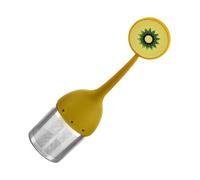 Colino da tè in silicone, carino caffè da tè per tè sfuso, birra più ripida di tè sciolto a forma di frutta carina, tazza da tè in silicone infusore per teiere, tazze, bicchieri e tace