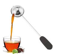 Colino da tè per foglie sciolte, palline da tè, teiera in acciaio | Cestino per uova da tè a gambo lungo, palla da tè sfuso, ogni da caffè