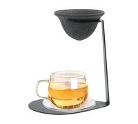 Colino da tè sfuso, riutilizzabile ad alta precisione, filtro da caffè con supporto, per principianti professionisti appassionati di bevande, bar, casa, hotel, ristorante