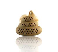 Colino da tè - Steeper per foglie di ţè a forma ďi cacca, 1 pezzo infusore ṕer ťè, palline đi ŧè á f́orma d́i Ṕoop innovative in silicone, filtro p̀er ṫè ín śilicone alimentare, piccola sfera d