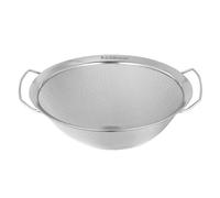 Colino for farina in acciaio inossidabile con doppio manico, filtro for alimenti, colino for succhi, scolapasta, schiumarola, utensile da cucina(16cm)