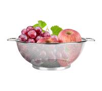 Colino in acciaio 201, 26,5 cm, per cucina, scolapiatti in acciaio, per il lavaggio del riso e la preparazione dei cibi quotidiani