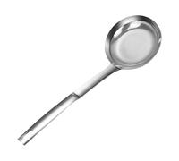 Colino in acciaio inox a maglia fine, scolapasta in rete in acciaio inox - Cucchiaio per schiumarola per grassi - Colino in acciaio inox con manico, cucchiaio per colino per alimenti per uso domestico