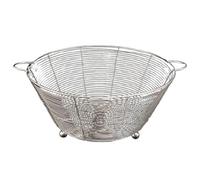 Colino In Acciaio Inox Per Cucina - Cesto Di Lavaggio Di Verdure In Acciaio | Cestino Di Scarico In Acciaio Inox | Colino Di Verdure | Palero Del Filo Di Metallo Ciotola Di Risciacquo