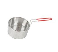 Colino in Acciaio Inox per Cucina, Separa Acqua e Olio | Manico Ergonomico Resistente al Calore, per Carne e Verdure, Uso Ristorante e Hotel, Finitura Argento