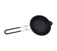 Colino in silicone perforato con manico Setacci Setacci per cucina Alimenti Pasta Tagliatelle Spaghetti Cucina verdure Colino pieghevole in silicone Scolapasta