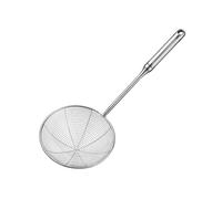 Colino mestolo in acciaio inox schiumarola cucchiaio 6,30 x 2,17 x 17,13 pollici utensile da cucina per friggere tagliatelle verdure hot pot