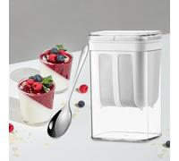 Colino per alimenti riutilizzabile fatto in casa per yogurt fai da te per