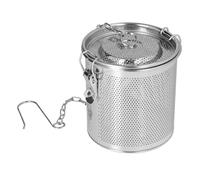 Colino per condimenti, infusore per tè in acciaio inossidabile con gancio a catena esteso per preparare tè sfusi e condimenti per il gusto di zuppa e sugo. (1.3l)