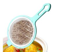 Colino per cucina, colino per pasta, in acciaio inossidabile, a maglia fine, colino da tè sfuso, per succo, cucchiaino multifunzionale in metallo per la casa