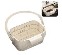 Colino per lavello, scolapasta con ventosa, filtro a scatto per lavello da cucina, rubinetto da appendere, filtro rimovibile per lavabo, filtro per lavello, organizer (A)