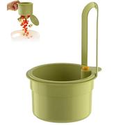Colino per lavello sospeso, filtro regolabile per lavabo, scolapasta per lavello per scolare verdure, frutta e utensili da cucina (verde)