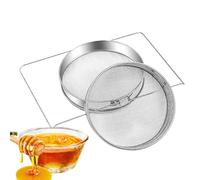 Colino per miele a doppio setaccio, filtro per miele | Filtro per miele doppio setaccio per miele,Doppio setaccio per miele colino per raccolta miele strumento di apicoltura filtri per miele colino