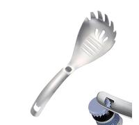 Colino per padella, cucchiaio all'aglio | Cucchiaio per schiacciare l'aglio | Spatola con manico ergonomico, cucchiaio da cucina per raschiare gli avanzi dal fondo della bottiglia e dragare i