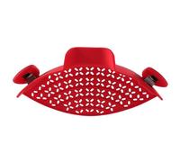 Colino per pasta, cestello per pasta, con clip, regolabile, in silicone, per cucina, gadget per la casa, resistente al calore, per carne, verdura, frutta