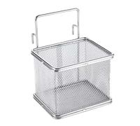 Colino per pasta in acciaio inox a rete per il risciacquo e la cottura, 11 x 9 x 9 cm