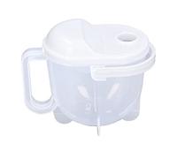 Colino per Riso, Cestello per la Pulizia del Riso in ABS Tipo di Lavaggio con Acqua con Scala Trasparente Colino Fine Piccolo Ciotola per Lavare il Riso da Cucina