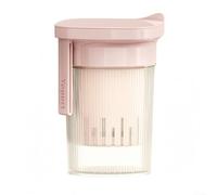 Colino per yogurt a maglia fine per yogurt greco fatto in casa e separazione del siero di latte, adatto per cottura fai da te e processo di filtrazione refrigerato (rosa)