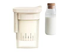 Colino per yogurt con coperchio - filtrante riutilizzabile per formaggi e yogurt con coperchio, separatore per latte con a maglia fine e pressa per caffè, casa e cucina