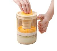 Colino per yogurt - Filtro con coperchio a rete fine - Separatore per yogurt secco con molla a pressione - per tè Latte alle noci Soia Siero di latte Formaggio Caffè Snack di frutta Colazione