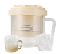 Colino Per Yogurt | Filtro Fine Riutilizzabile | Kit Multifunzionale Da Cucina Domestica Per Succo Di Latte, Yogurt, Macchina Per Lo Inclusa, Accessorio Regolabile E Durevole Per La Preparazion