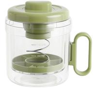 Colino per yogurt, pressa per tofu, riutilizzabile, per yogurt greco con coperchio e design drenante, gadget da cucina per formaggio fatto in casa, latte di noci, latte di soia, yogurt al cocco (verde