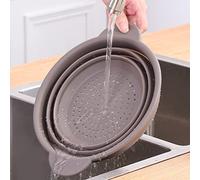 Colino pieghevole, colino in silicone per verdure, filtro pieghevole da cucina, colino pieghevole per drenare pasta, verdura e frutta