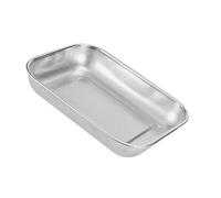 Colino quadrato in acciaio inossidabile con bordi a prova di perdite, scolapiatti multiuso per cucinare verdure e tagliatelle in acciaio inossidabile scolapasta rettangolare