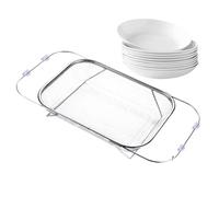 Colino Sopra Il Lavello,per Asciugare Frutta Estendibile Acciaio Inossidabile - Cestino Per Lavare Verdure | Per Bacche Pomodori Uva Fragole Appartamento Camper Bar Amanti Cucina