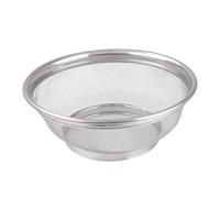 Colino traforato in acciaio per drenare frutta verdura 28x15,2x11 cm