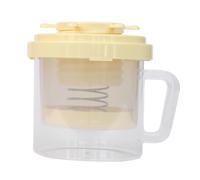 Colino Yogurt Compatto con Rete Fine e Coperchio per Fare Yogurt Cremoso Facile